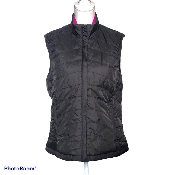 Lands End Quilted Brown Puffer Vest Size Small 6-8 - Picture 3 of 7